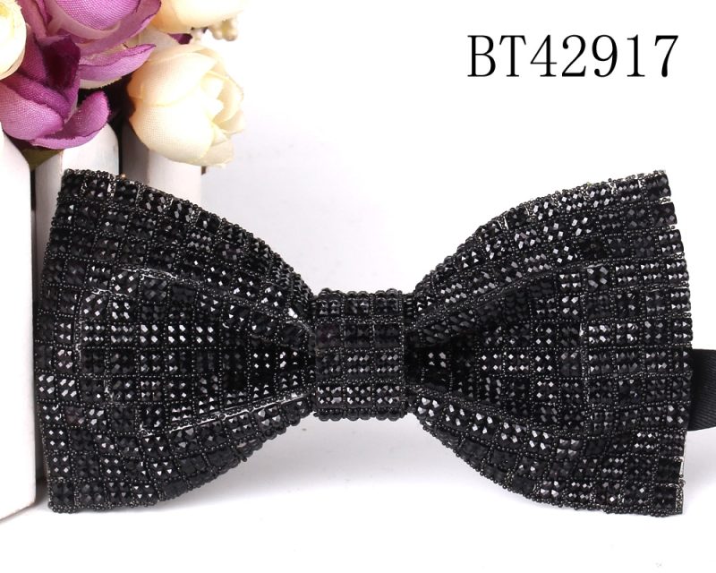 New Rhinestone Bow Ties for Men Pre-Tied Sequin Bowties with Adjustable Length Huge Variety Colors Wedding Bow tie For Groomsmen - Image 23