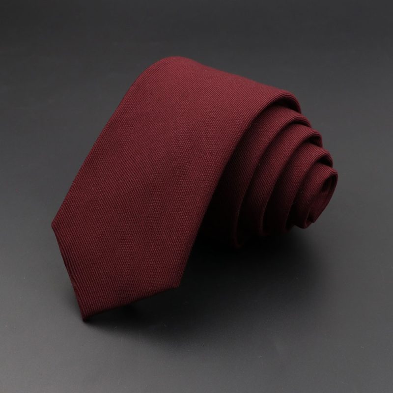 Mens Ties 6cm Classic Cotton Handmade Skinny Grey Plaid Neckties Striped Narrow Collar Slim Cashmere Casual Tie Accessories Gift - Image 8