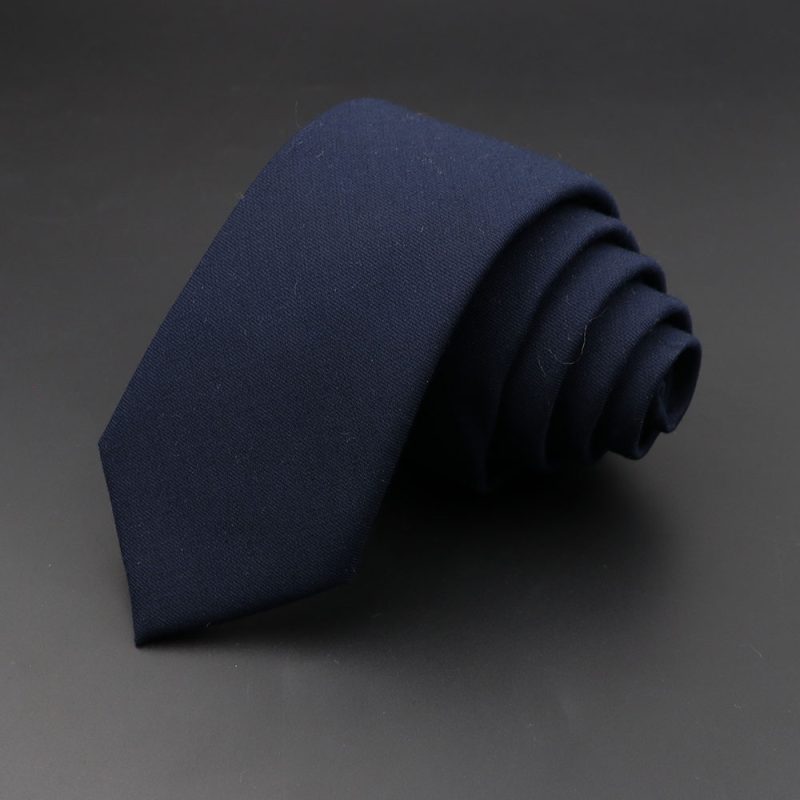 Mens Ties 6cm Classic Cotton Handmade Skinny Grey Plaid Neckties Striped Narrow Collar Slim Cashmere Casual Tie Accessories Gift - Image 14