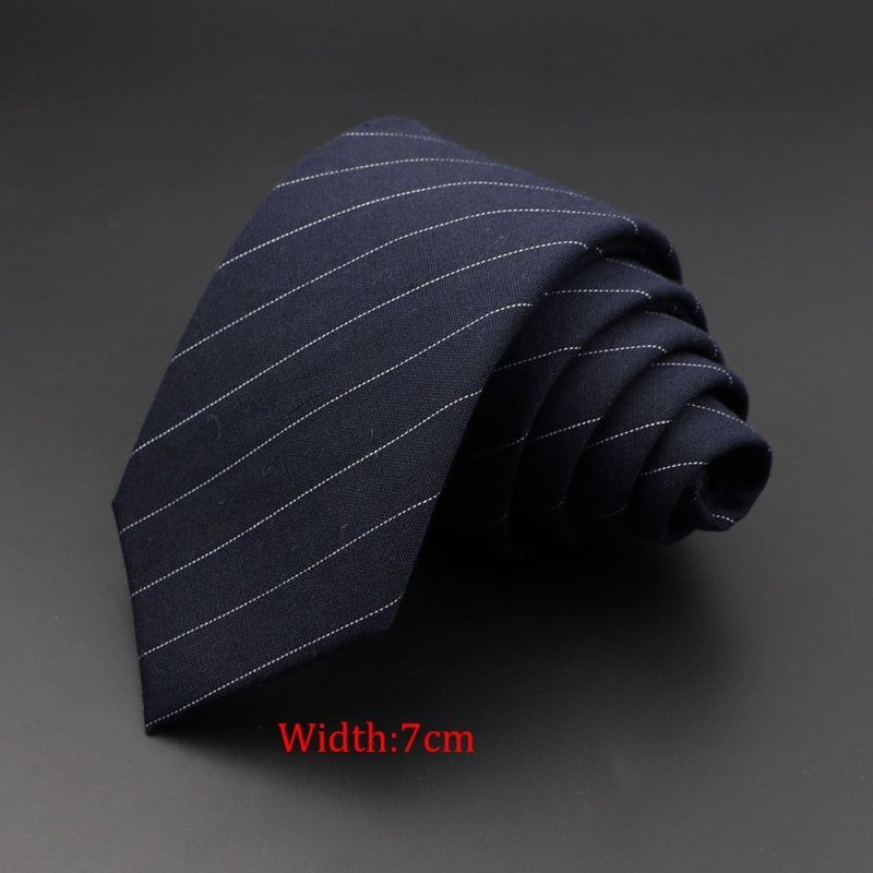 Mens Ties 6cm Classic Cotton Handmade Skinny Grey Plaid Neckties Striped Narrow Collar Slim Cashmere Casual Tie Accessories Gift - Image 30