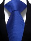 Solid Tie 7.5cm Necktie For Men Fashion Wedding Ties Slim Blue Gray Classic Neckties Men Business Jacquard Woven Classic Gravats