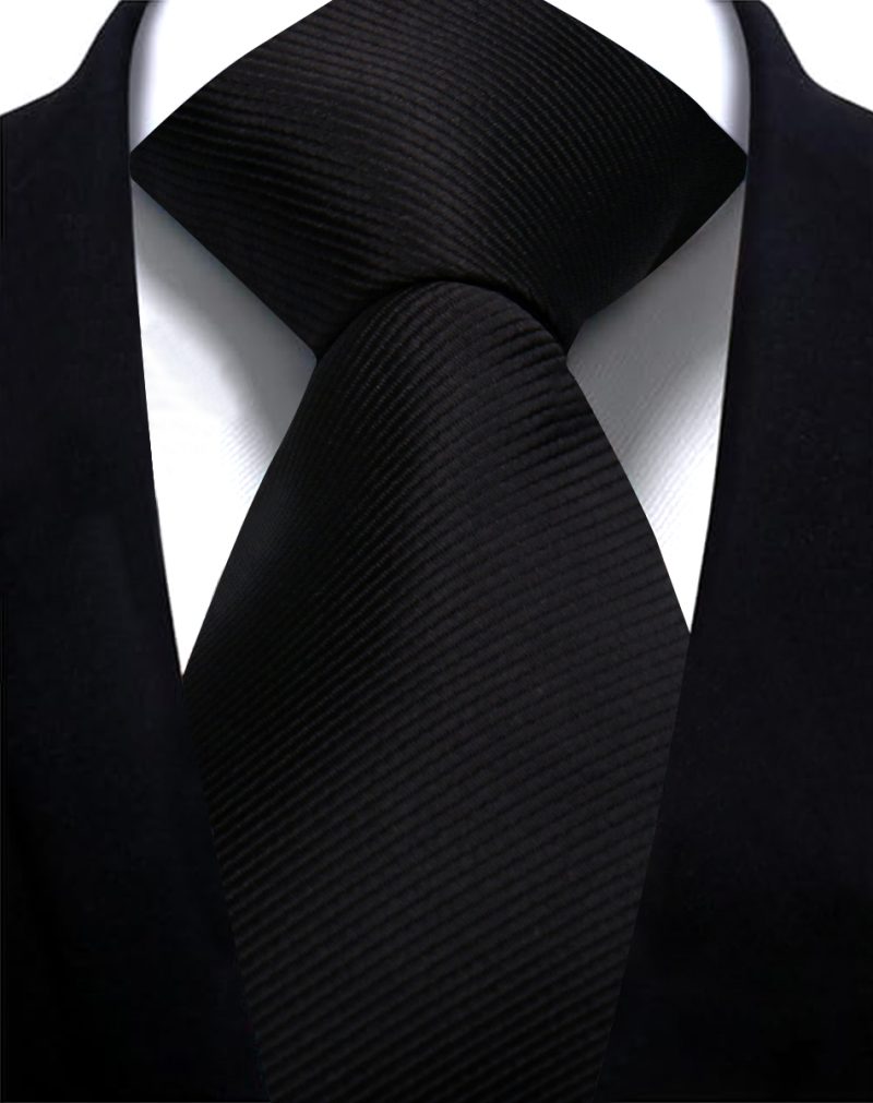 Solid Tie 7.5cm Necktie For Men Fashion Wedding Ties Slim Blue Gray Classic Neckties Men Business Jacquard Woven Classic Gravats - Image 8