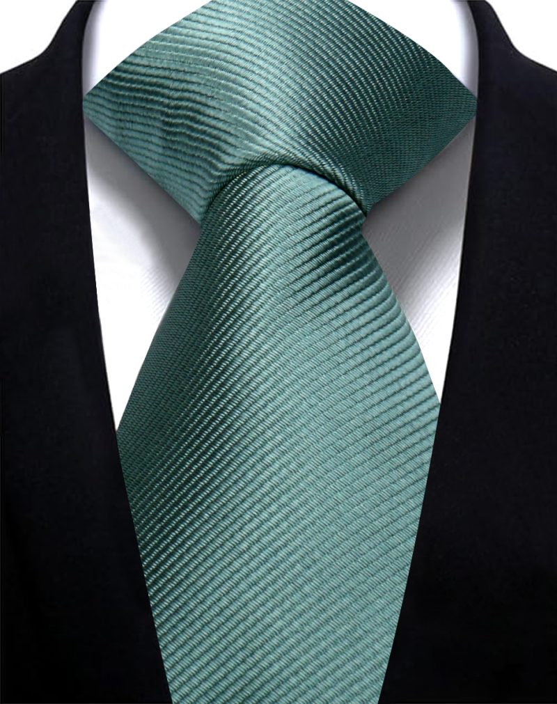 Solid Tie 7.5cm Necktie For Men Fashion Wedding Ties Slim Blue Gray Classic Neckties Men Business Jacquard Woven Classic Gravats - Image 16