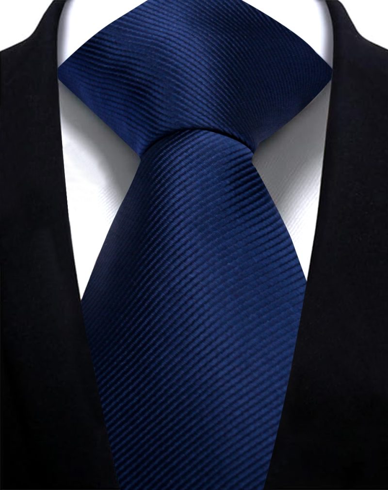 Solid Tie 7.5cm Necktie For Men Fashion Wedding Ties Slim Blue Gray Classic Neckties Men Business Jacquard Woven Classic Gravats - Image 22