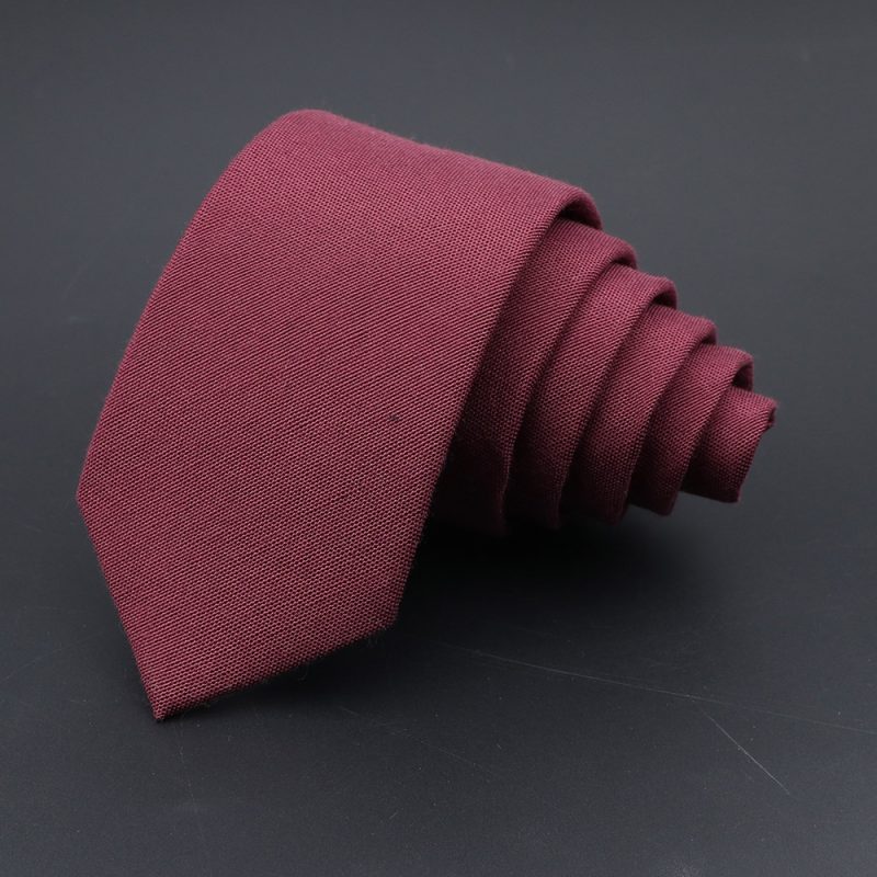Original High Quality Solid Cotton Handmade Wool Ties Men Necktie Striped Narrow Collar Slim Cashmere Casual Tie Accessories - Image 8