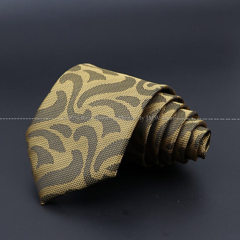 New Design Wedding Men Tie Brown Solid Striped Paisley Flower Neckties Men Business Dropshipping Groom Collar Accessories Gift - Image 17