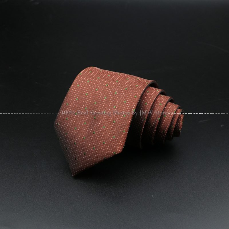 New Design Wedding Men Tie Brown Solid Striped Paisley Flower Neckties Men Business Dropshipping Groom Collar Accessories Gift - Image 43