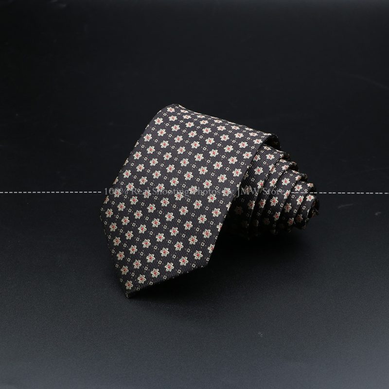 New Design Wedding Men Tie Brown Solid Striped Paisley Flower Neckties Men Business Dropshipping Groom Collar Accessories Gift - Image 44