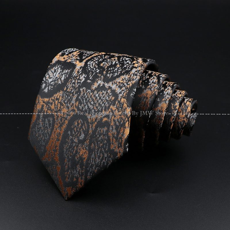 New Design Wedding Men Tie Brown Solid Striped Paisley Flower Neckties Men Business Dropshipping Groom Collar Accessories Gift - Image 50