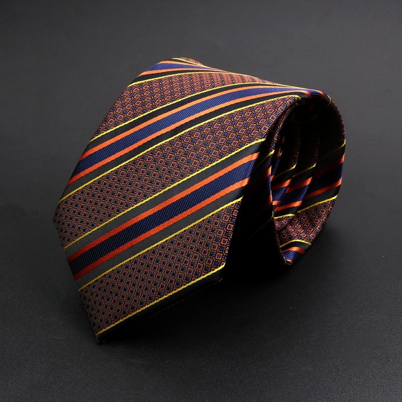 New Design Wedding Men Tie Brown Solid Striped Paisley Flower Neckties Men Business Dropshipping Groom Collar Accessories Gift - Image 62