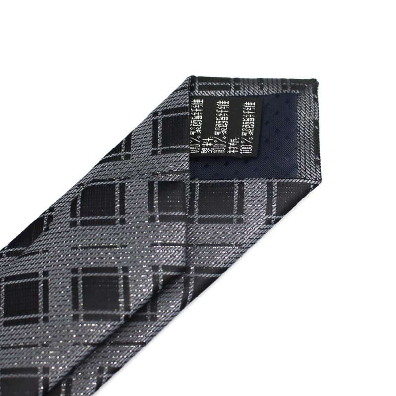 New Men's Casual Slim Ties Classic Polyester Woven Party Neckties Fashion Plaid Dots Man Neck Tie For Wedding Business Male Tie - Image 5