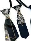 Vintage Small Bow Tie Men Women's College Style Suit Shirt Sweater Accessories Handmade Ribbon Rhinestone Collar Flowers Ties