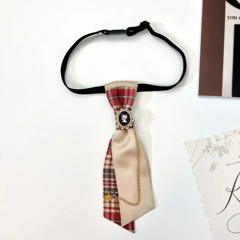 Vintage Small Bow Tie Men Women's College Style Suit Shirt Sweater Accessories Handmade Ribbon Rhinestone Collar Flowers Ties - Image 11