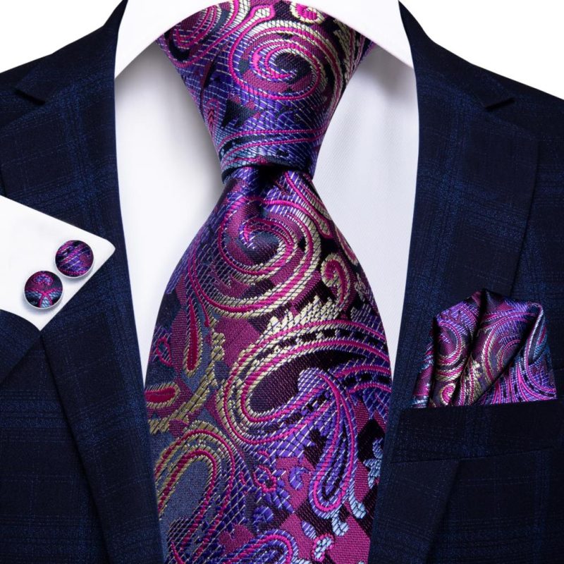 Hi-Tie Blue Business Solid 100% Silk Men's Tie NeckTie 8.5cm Ties for Men Formal Luxury Wedding High Quality Gravata - Image 11