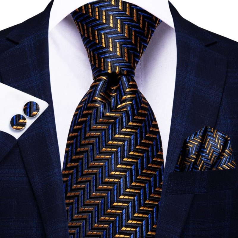 Hi-Tie Blue Business Solid 100% Silk Men's Tie NeckTie 8.5cm Ties for Men Formal Luxury Wedding High Quality Gravata - Image 15