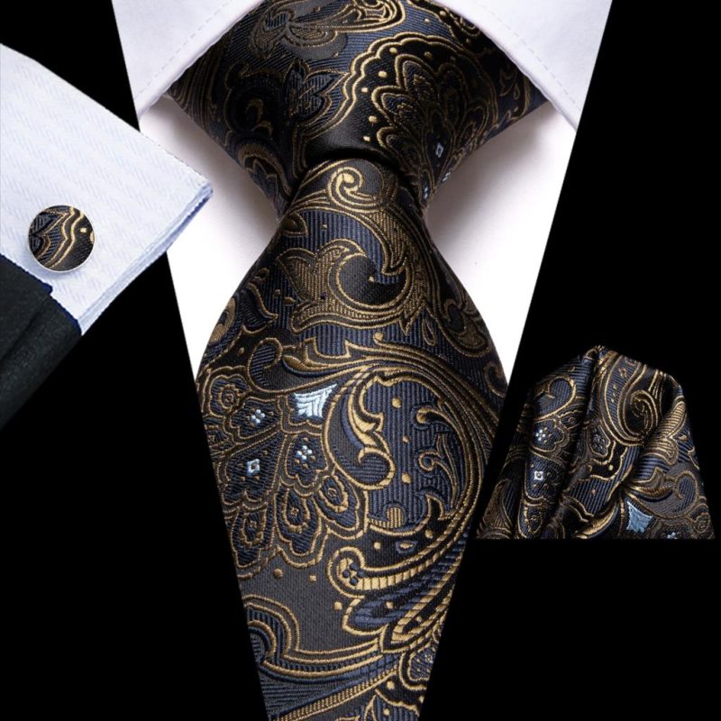 Hi-Tie Blue Business Solid 100% Silk Men's Tie NeckTie 8.5cm Ties for Men Formal Luxury Wedding High Quality Gravata - Image 24