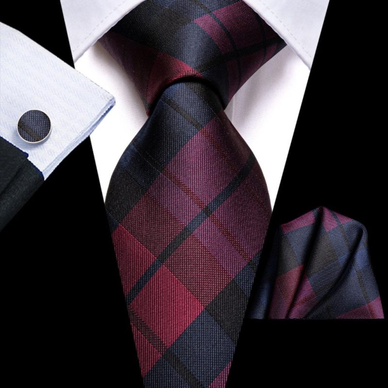 Hi-Tie Blue Business Solid 100% Silk Men's Tie NeckTie 8.5cm Ties for Men Formal Luxury Wedding High Quality Gravata - Image 40