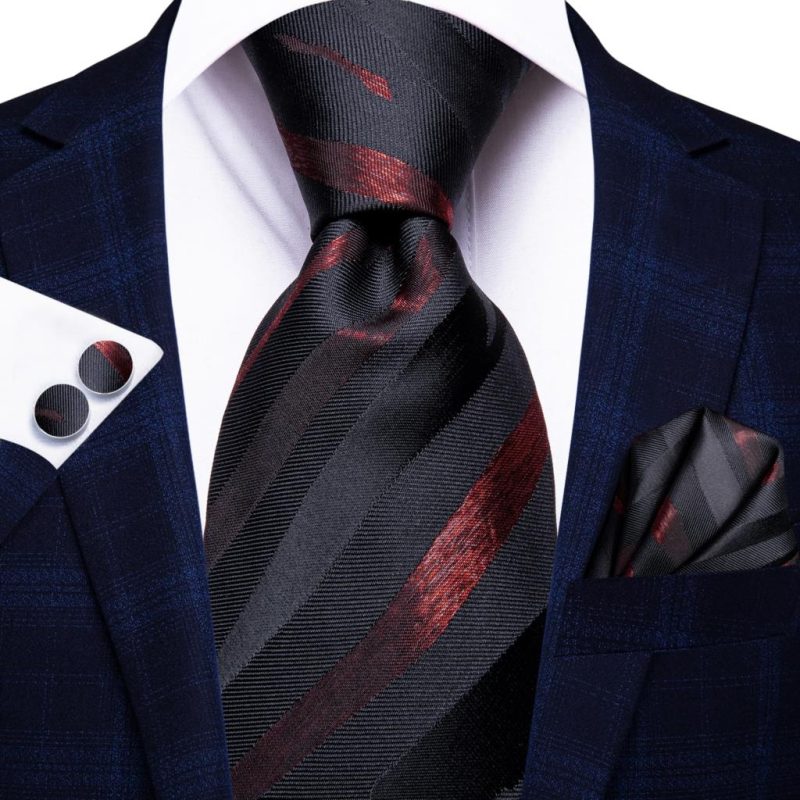 Hi-Tie Blue Business Solid 100% Silk Men's Tie NeckTie 8.5cm Ties for Men Formal Luxury Wedding High Quality Gravata - Image 41