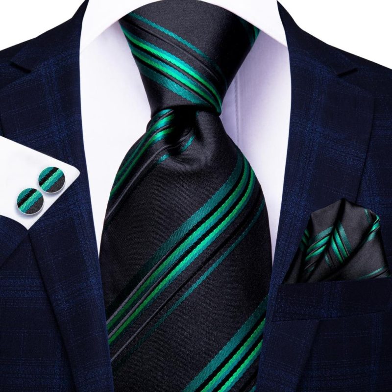 Hi-Tie Blue Business Solid 100% Silk Men's Tie NeckTie 8.5cm Ties for Men Formal Luxury Wedding High Quality Gravata - Image 42