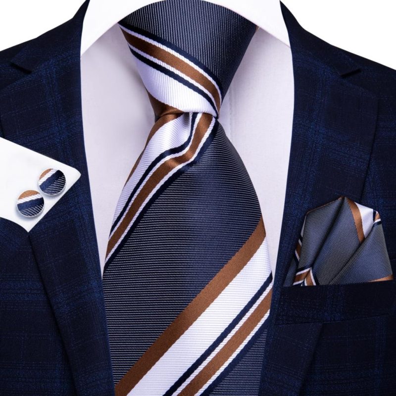 Hi-Tie Blue Business Solid 100% Silk Men's Tie NeckTie 8.5cm Ties for Men Formal Luxury Wedding High Quality Gravata - Image 46
