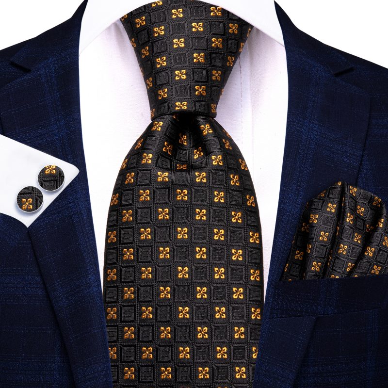Hi-Tie Blue Business Solid 100% Silk Men's Tie NeckTie 8.5cm Ties for Men Formal Luxury Wedding High Quality Gravata - Image 61