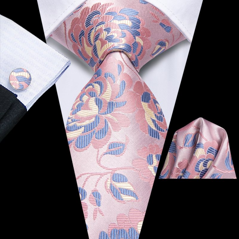 Hi-Tie Blue Business Solid 100% Silk Men's Tie NeckTie 8.5cm Ties for Men Formal Luxury Wedding High Quality Gravata - Image 65