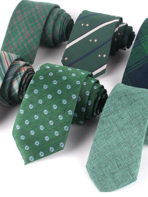 Green Color Neck Ties For Men Women Wedding Tie For Groom Slim Ties Boy Girls Skinny Necktie Gravata Wedding Neckties Gifts