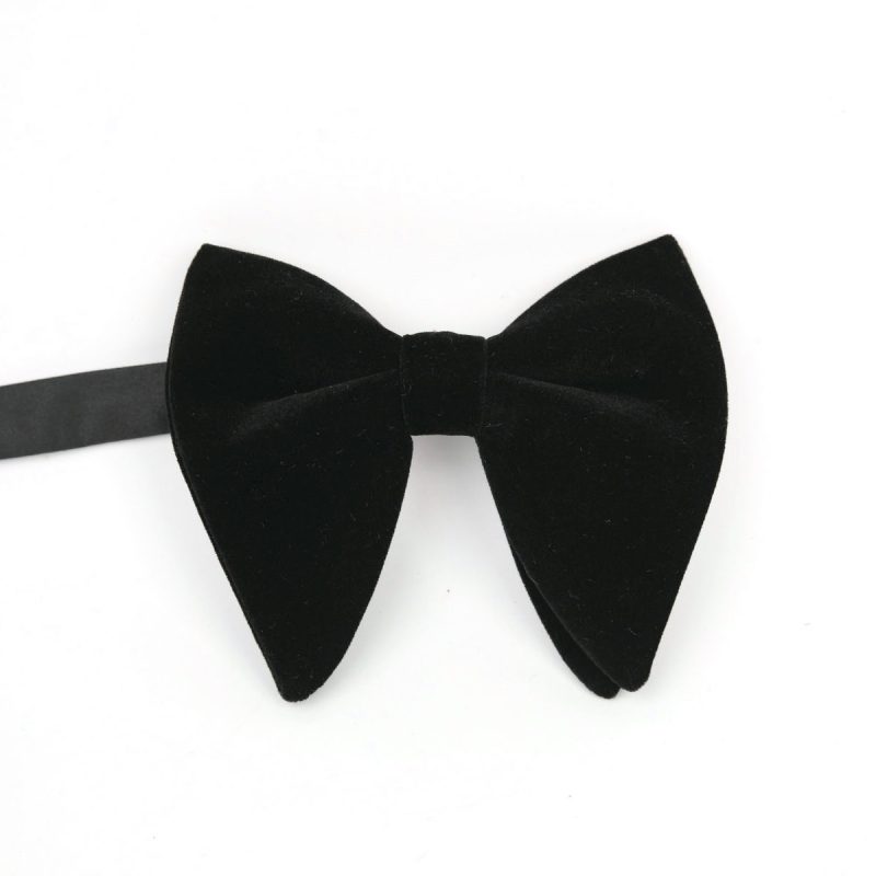 Fashion Velvet Big Bowties Flannelette Large Size Bow Ties For Men Formal Dress Handkerchief Wedding Party Tuxedo Groom Bow Knot - Image 8