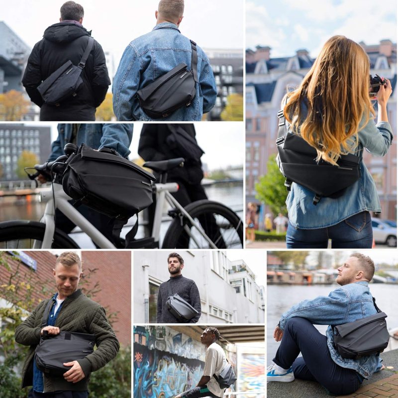 Multipurpose Anti-Theft Crossbody Bags For Men Fashion Sling Chest Shoulder Bag Backpack for Travel Cycling Casual Daypack Work - Image 3