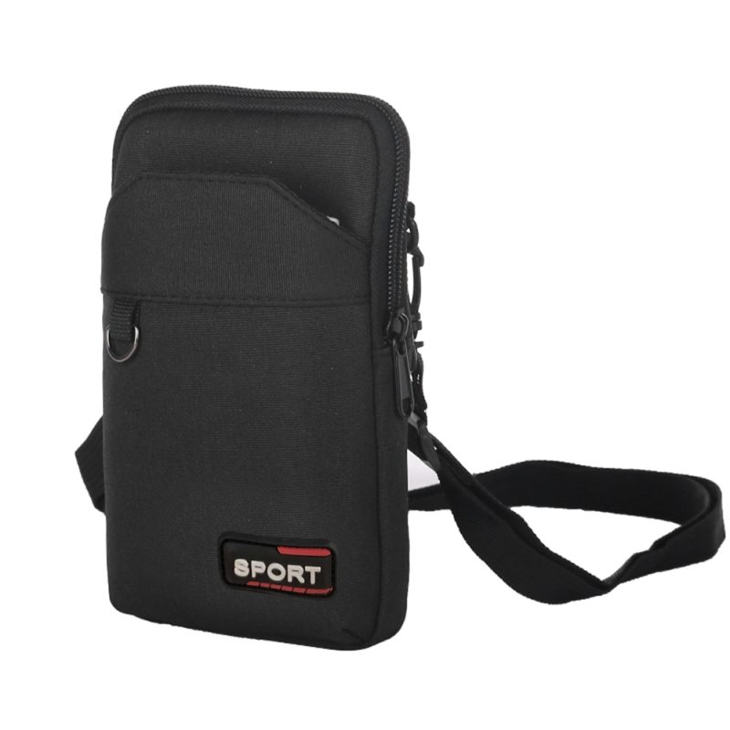 Rectangle Bag Men Shoulder Bags Vintage Style Casual Shopper Bag Single Shoulder Strap Zipper Closure Large Capacity for Outdoor - Image 7
