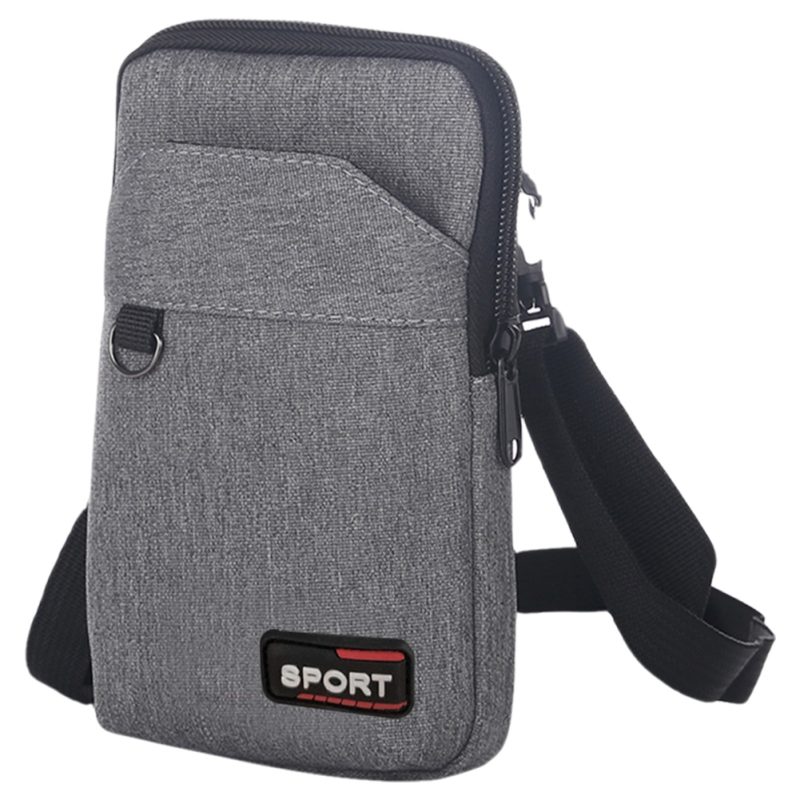 Rectangle Bag Men Shoulder Bags Vintage Style Casual Shopper Bag Single Shoulder Strap Zipper Closure Large Capacity for Outdoor - Image 8