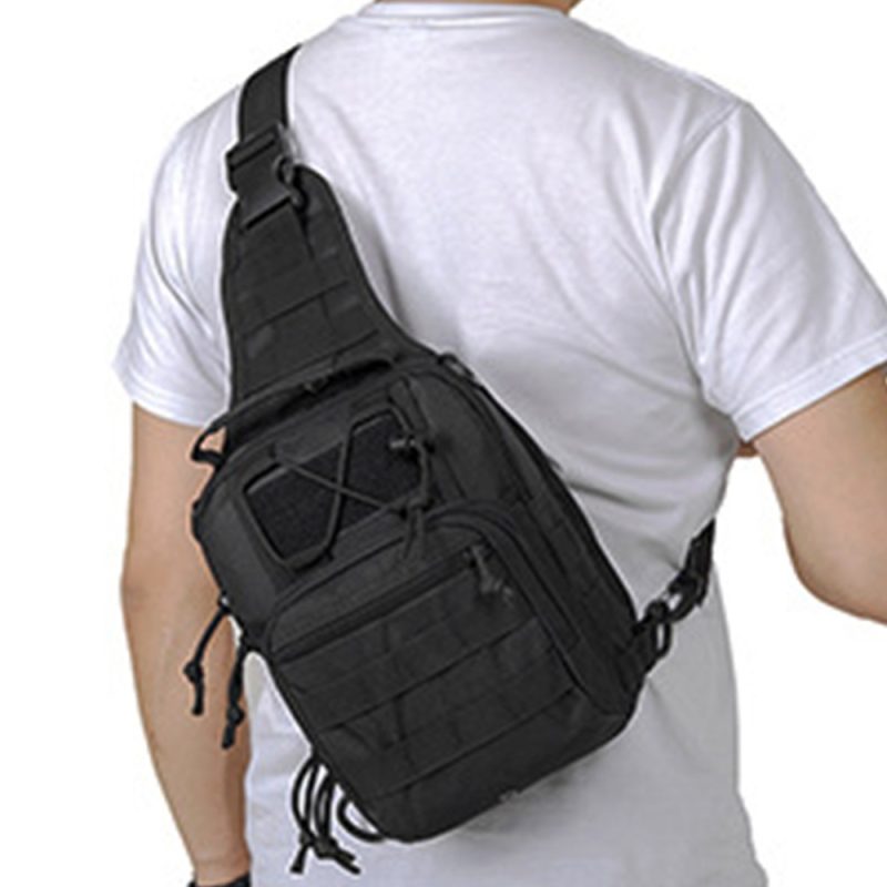 Men Cross body Sling Backpack Shoulder Chest Bag Travel Outdoor Sports Climb Tactical Military Nylon Male Side Messenger Bag - Image 3