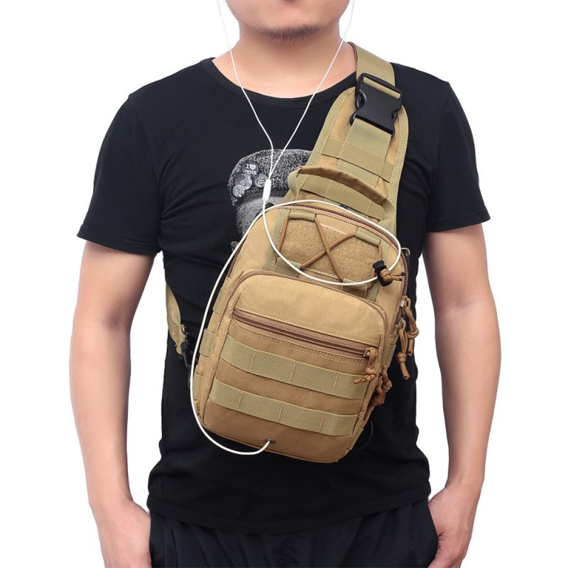 Men Cross body Sling Backpack Shoulder Chest Bag Travel Outdoor Sports Climb Tactical Military Nylon Male Side Messenger Bag - Image 9