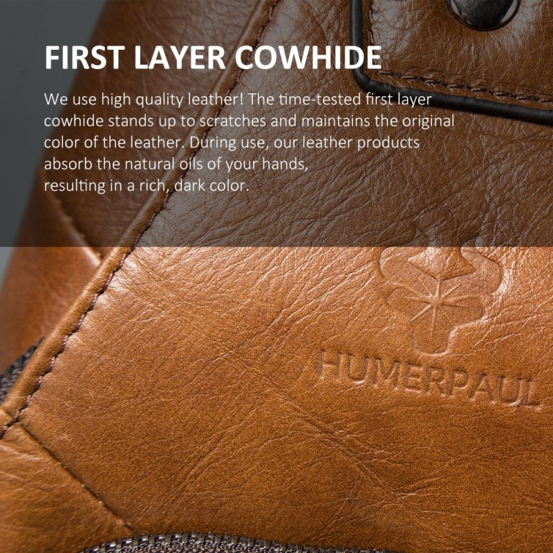 HUMERPAUL Men's Usb Chest Bag 100% Genuine Leather Crossbody Shoulder Bags Multifunction Travel Outdoor Messenger Pack Fashion - Image 6