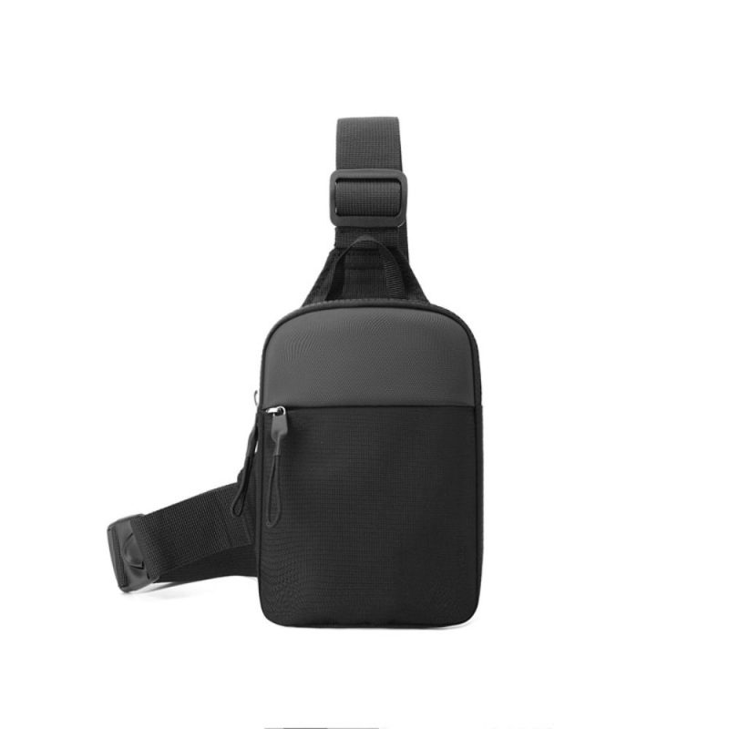 Men's Chest Bag Fashion Small Canvas Shoulder Crossbody Bags for Man Mini Cloth Sling Sport Cross Phone Male Handbag - Image 7