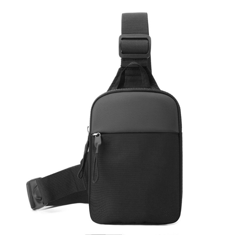 Men's Chest Bag Fashion Small Canvas Shoulder Crossbody Bags for Man Mini Cloth Sling Sport Cross Phone Male Handbag - Image 8