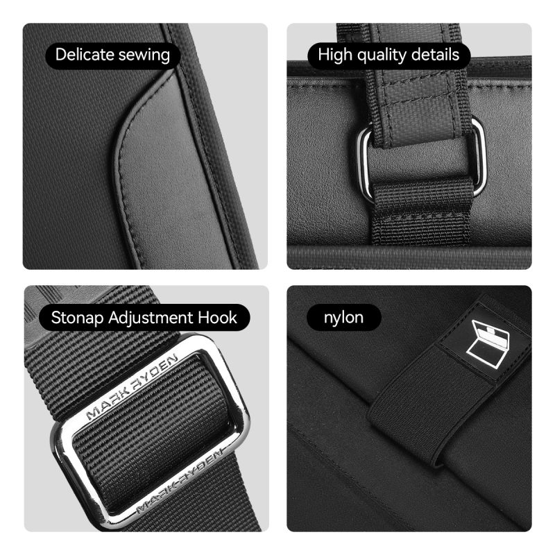 Mark Ryden Office Bussiness Computer Bag crossbody bags Briefcases High Quality leather bag men office bag - Image 3
