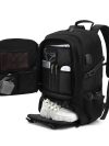 50L 80L Large Travel Backpack Men Separate Shoe Compartment Business Bag Outdoor Sports Waterproof Man Black Storage Backpacks