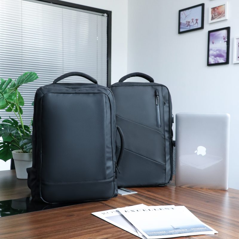 XOKY Business Travel Backpack Expandable Large Backpack USB Charging Men Fashion Backpack 15.6 Inch Laptop Backpack 2051