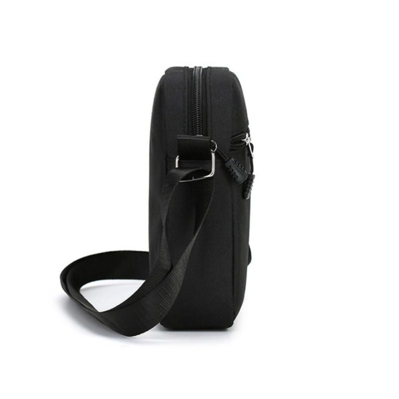 Oxford Shoulder Bag Durable Mini Black Mobile Phone Bag Waist Pack Men - Image 4