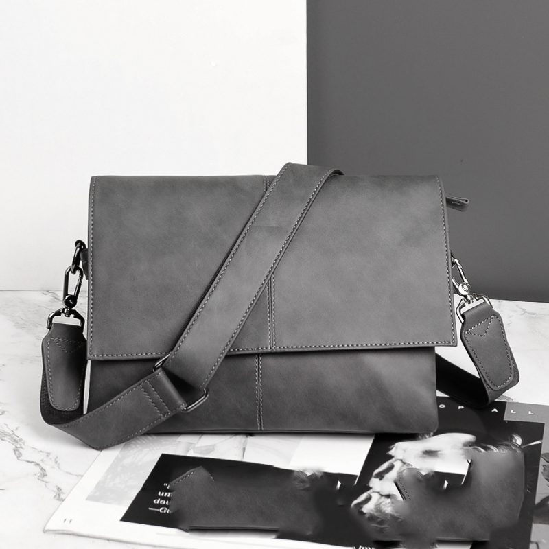 2025 New Leather Crossbody Bag for Men Work Bags Casual Man Messenger Bag Black Male Bag Business Shoulder Bag Sling Pack - Image 2