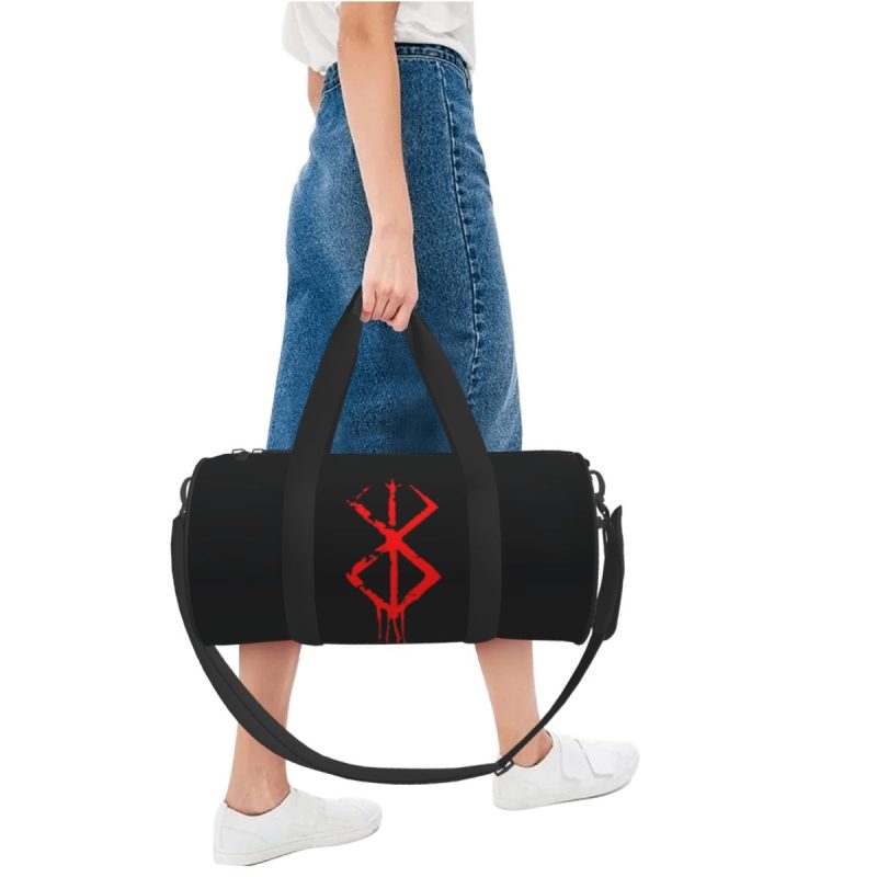 D-Demons Marks Japaese Sports Bags Cool Fashion Funny Travel Gym Bag Gym Accessories Fun Handbags Men Design Oxford Fitness Bag - Image 5