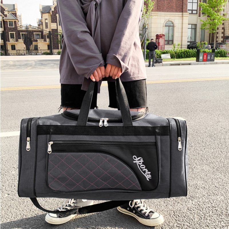 Nylon Travel Duffel Bag Large Capacity Handbag Portable Outdoor Gym Luggage Bag Multifunctional Waterproof Sports Fitness Bags - Image 3