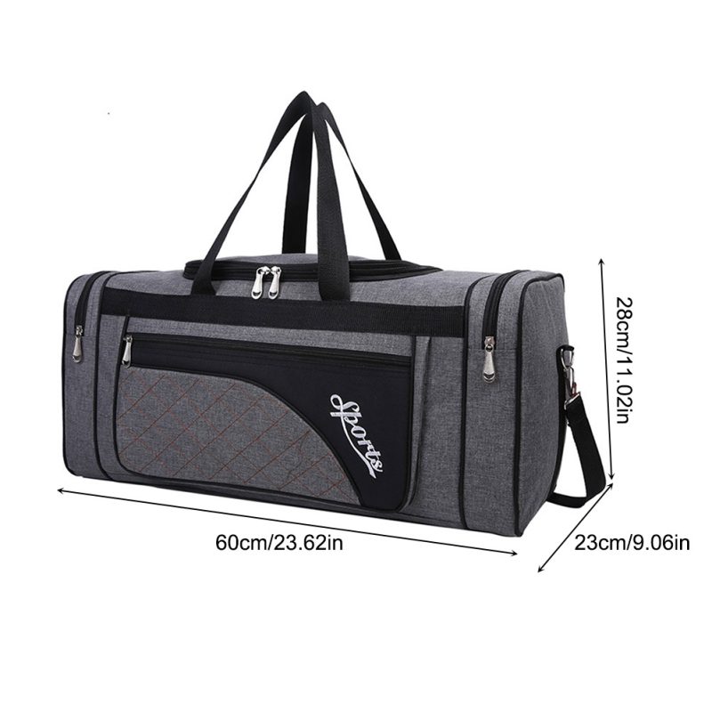 Nylon Travel Duffel Bag Large Capacity Handbag Portable Outdoor Gym Luggage Bag Multifunctional Waterproof Sports Fitness Bags - Image 6