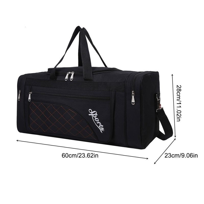 Nylon Travel Duffel Bag Large Capacity Handbag Portable Outdoor Gym Luggage Bag Multifunctional Waterproof Sports Fitness Bags - Image 8