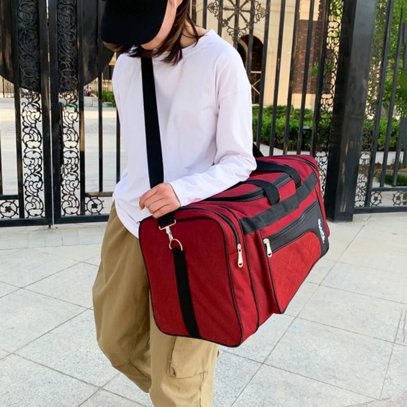 Oxford Sports Bag Large Capacity Fitness Training Bag Waterproof Large Capacity Weekend Duffle Travel Bag Fitness Bag - Image 6