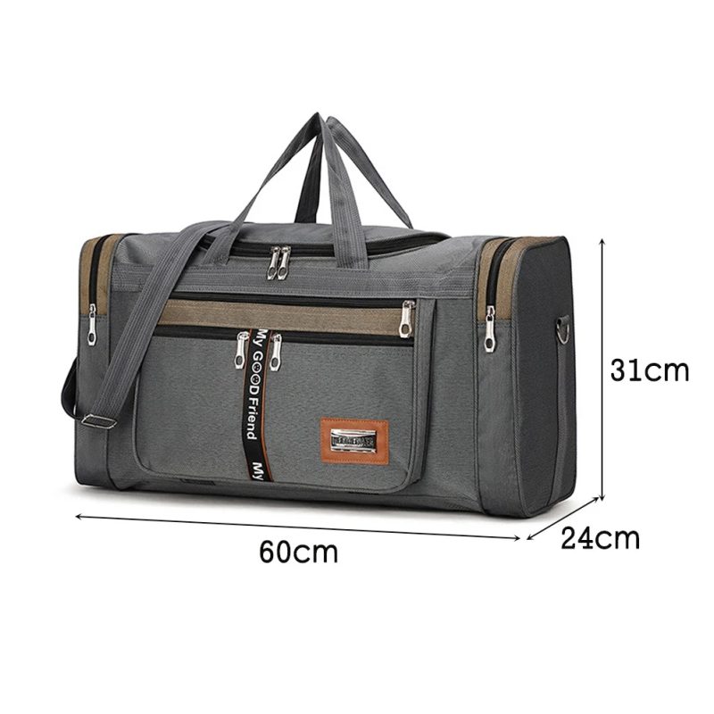 Oxford Sports Bag Large Capacity Fitness Training Bag Waterproof Large Capacity Weekend Duffle Travel Bag Fitness Bag - Image 13