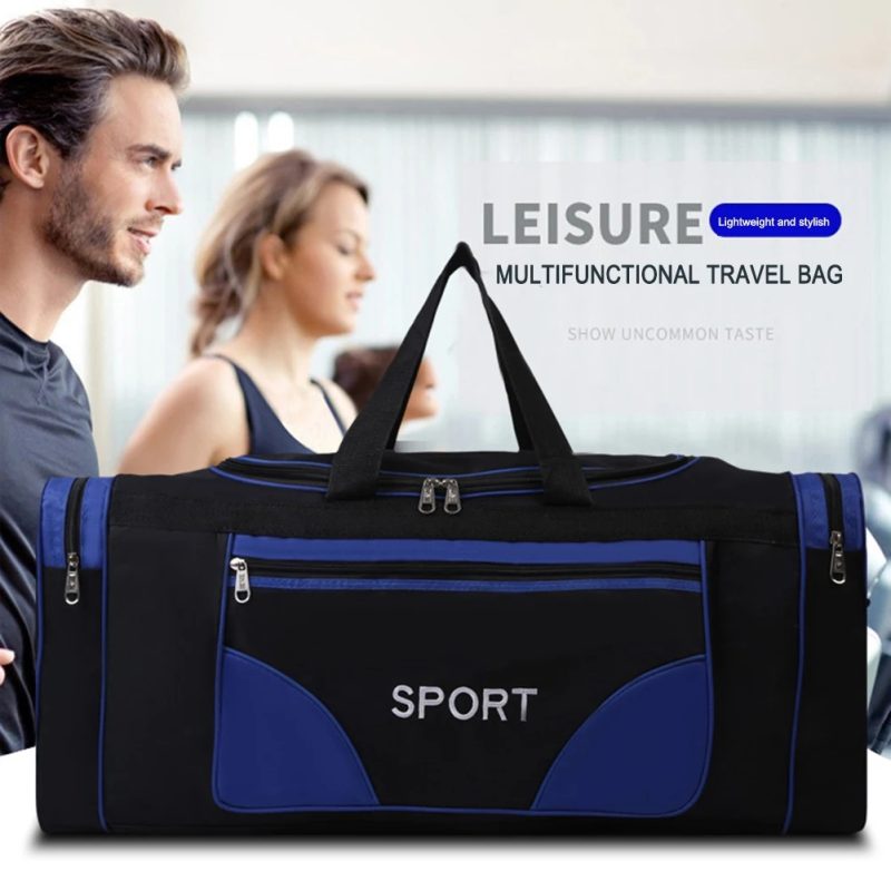 Oxford Fitness Bag Large Capacity Yoga Sports Backpack Waterproof Multifunctional Adjustable Shoulder Strap for Outdoor Football - Image 5