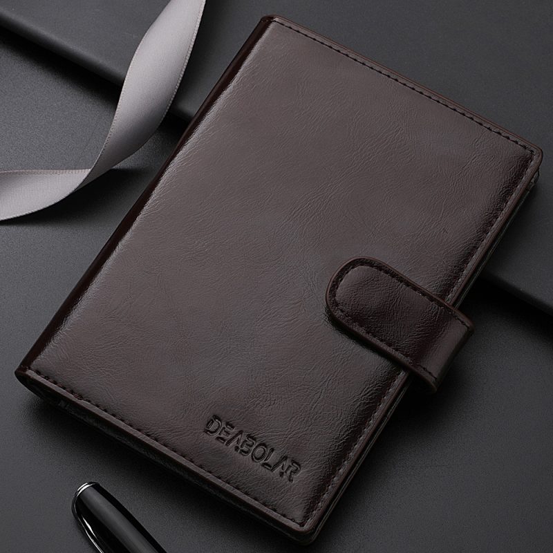 Stylish Travel Passport Bag Multi-Card Card Holder Portable Multi-Function Men's Wallet - Image 5