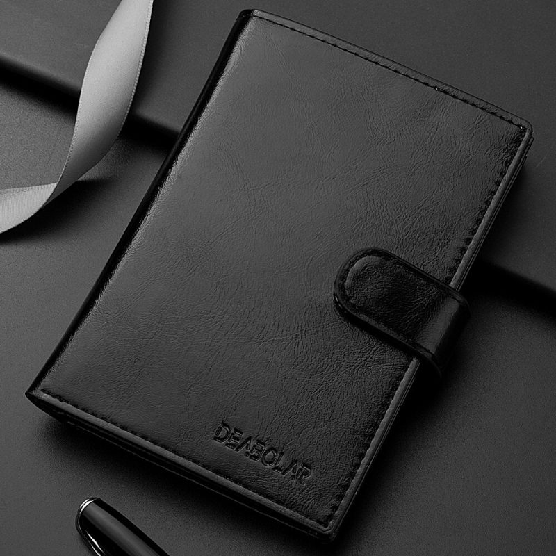 Stylish Travel Passport Bag Multi-Card Card Holder Portable Multi-Function Men's Wallet - Image 7